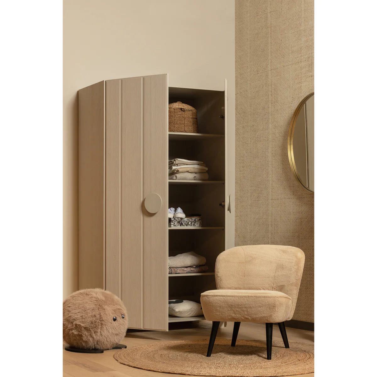 Vloerkleed Ross naturel ø150 cm