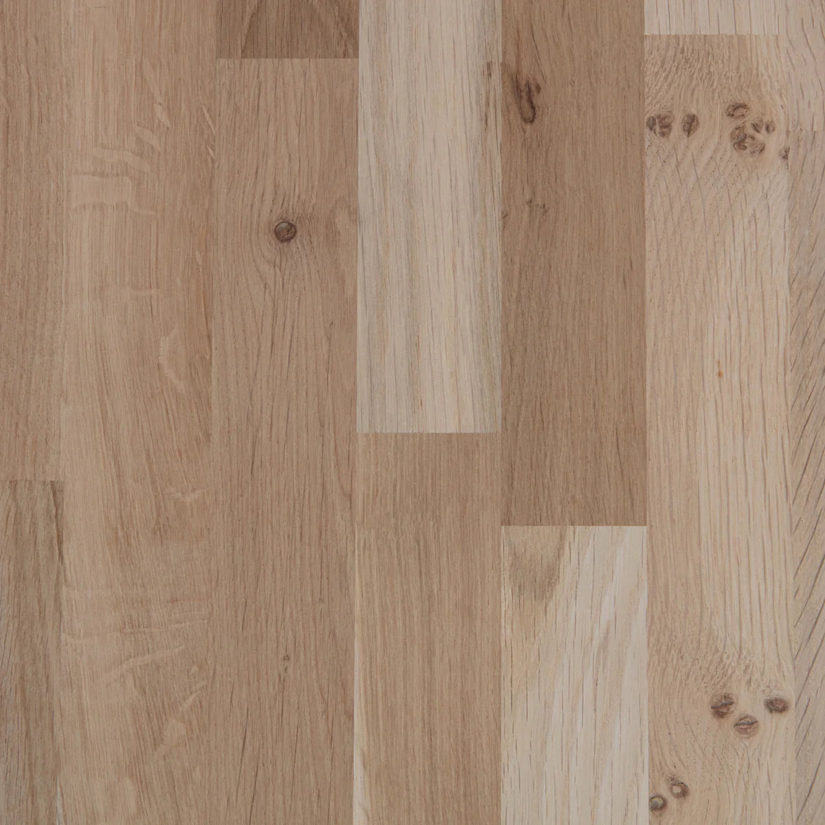 Tafel eiken naturel 180x90 cm onderstel zwarte poot