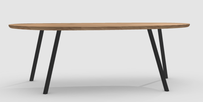 Tafel Spot eiken naturel 230x105 cm