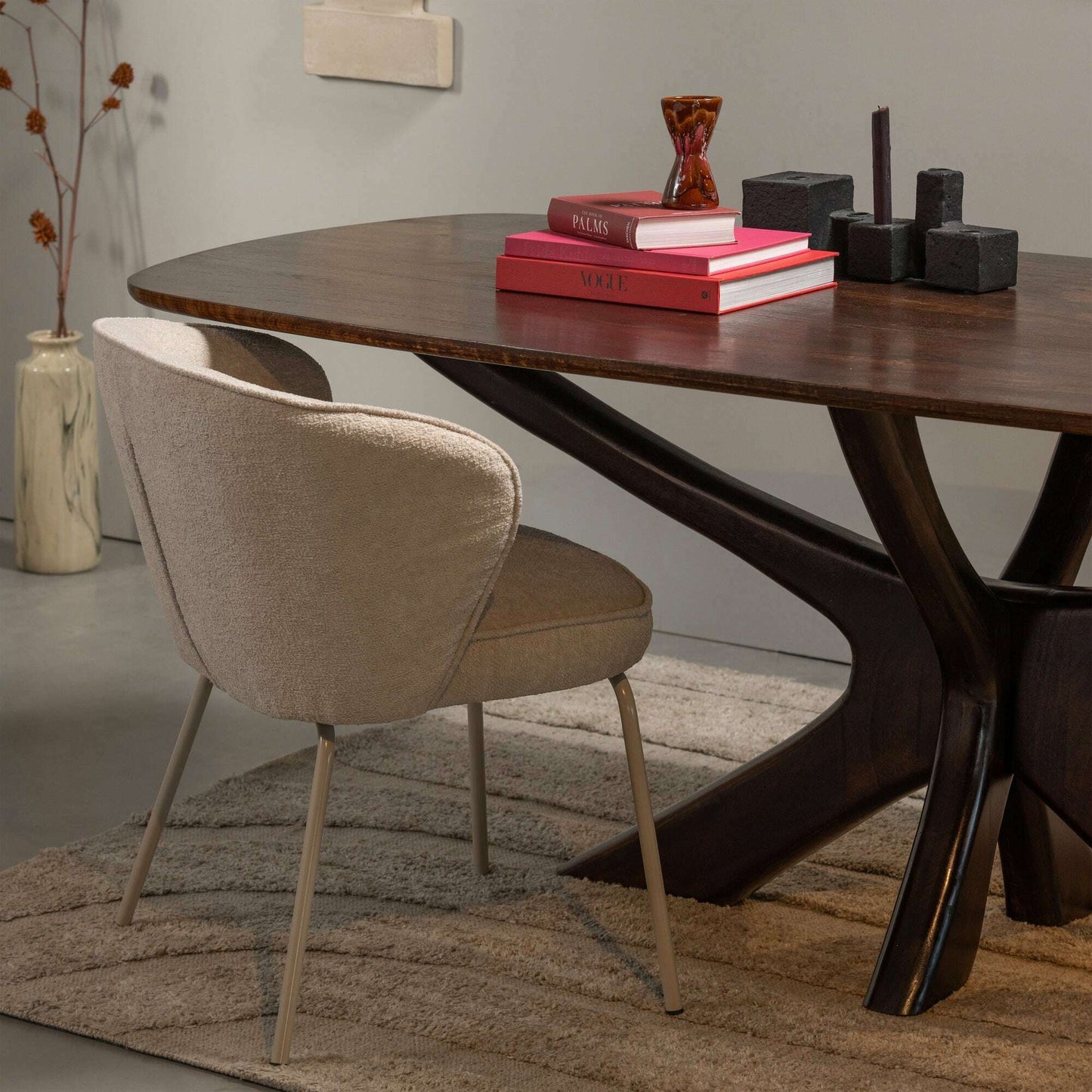 BePureHome Admit eetkamerstoel pebble
