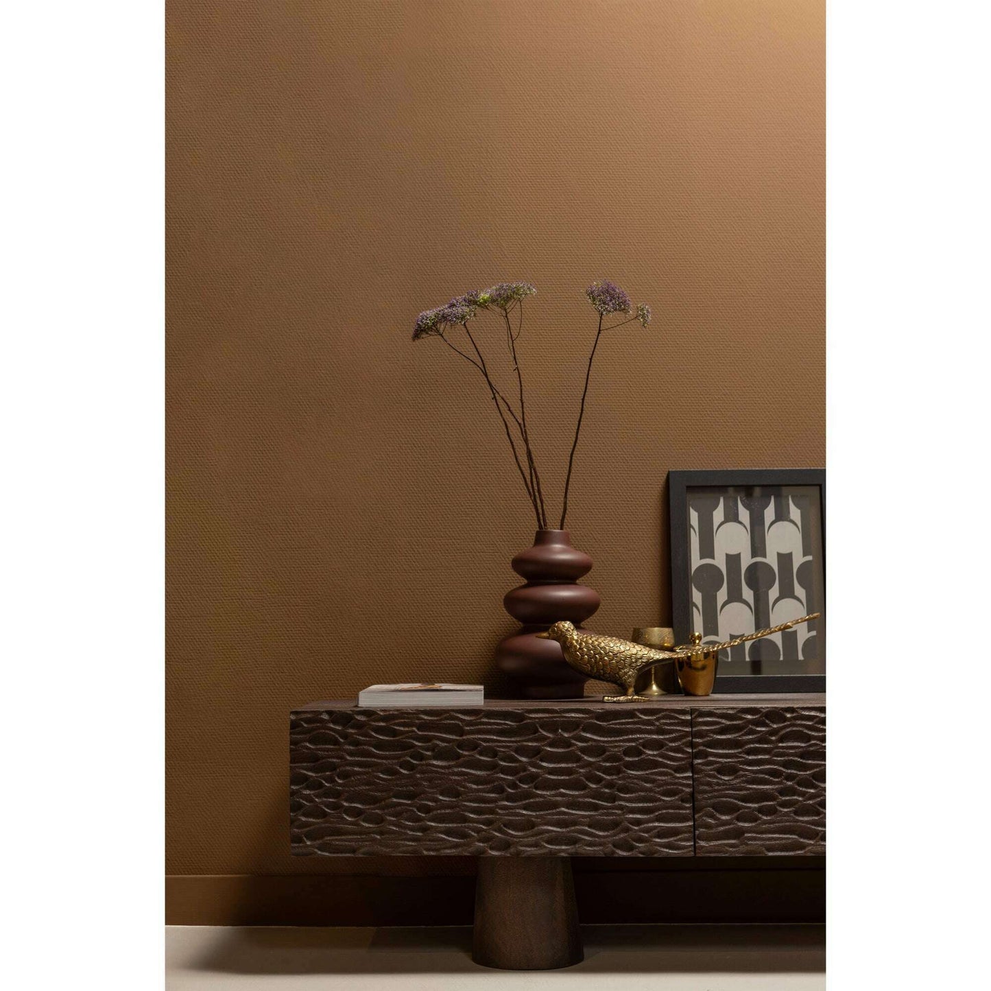 BePureHome Sensual vaas keramiek L merlot