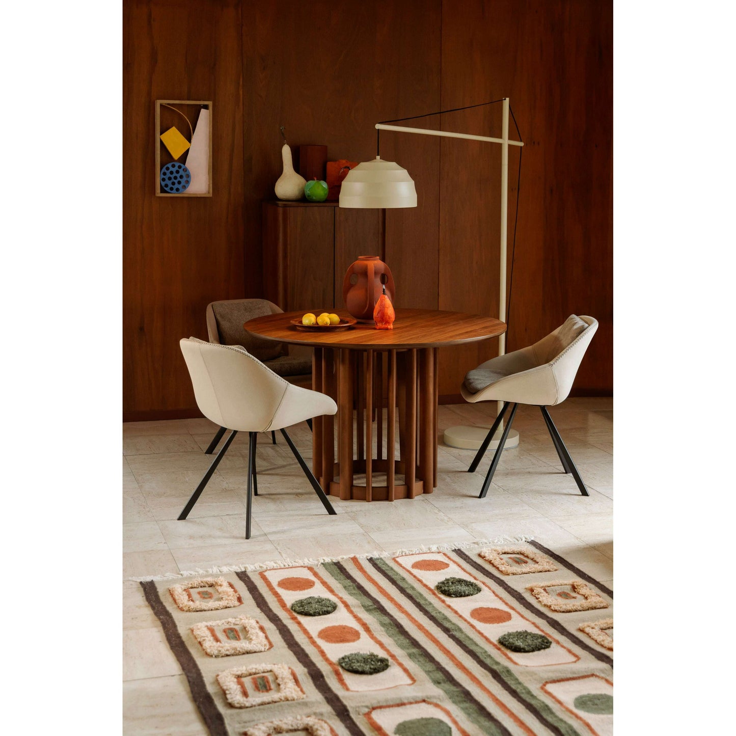 Dutchbone Wakefield eetkamerstoel ivory