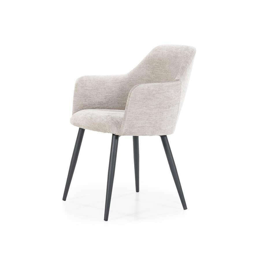 Eleonora Esmee eetkamerstoel met leuning beige mellow