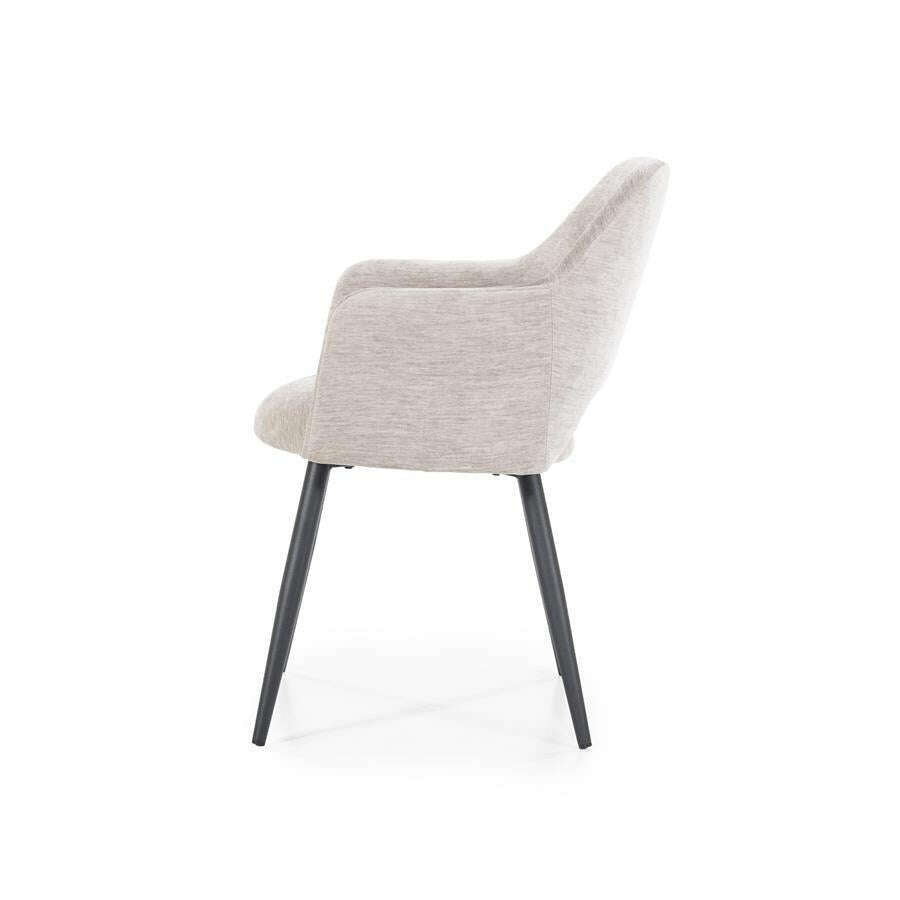 Eleonora Esmee eetkamerstoel met leuning beige mellow