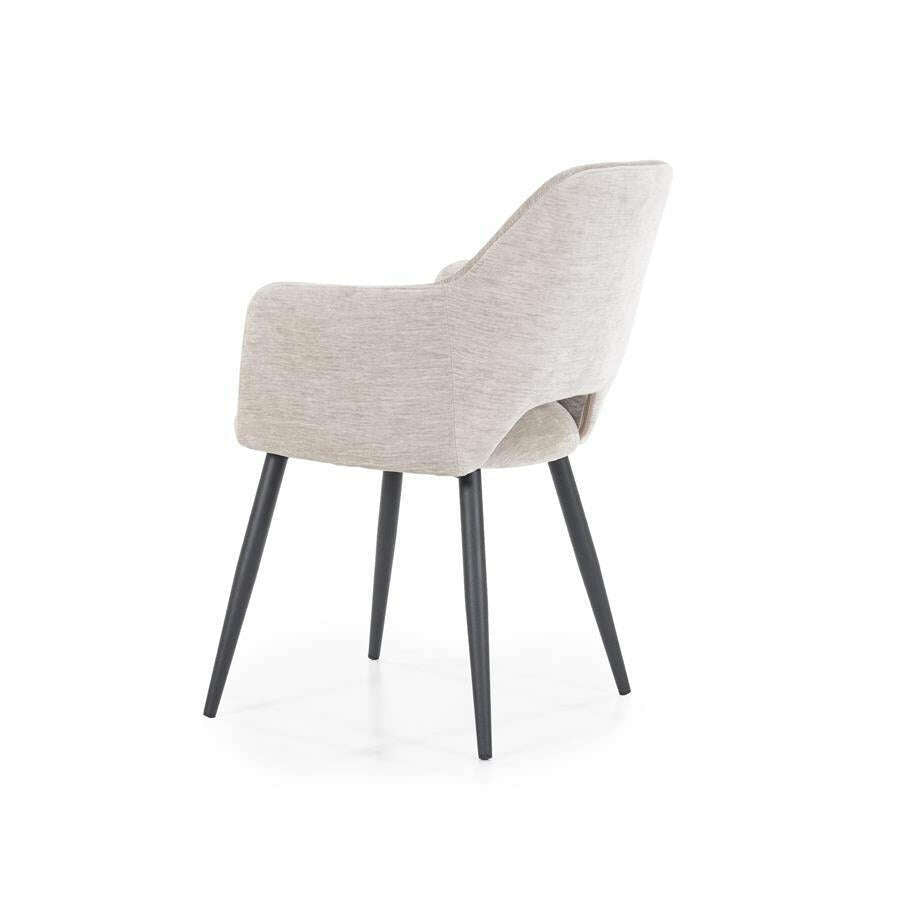Eleonora Esmee eetkamerstoel met leuning beige mellow