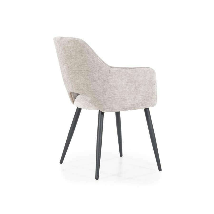 Eleonora Esmee eetkamerstoel met leuning beige mellow