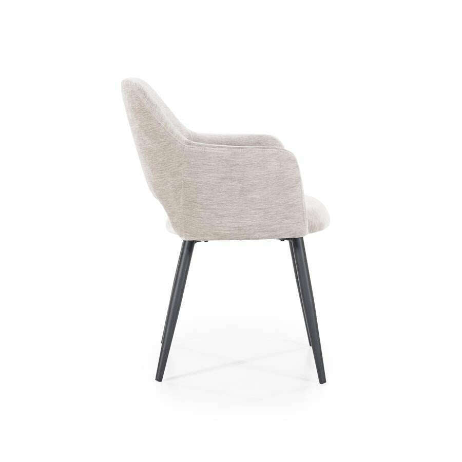 Eleonora Esmee eetkamerstoel met leuning beige mellow