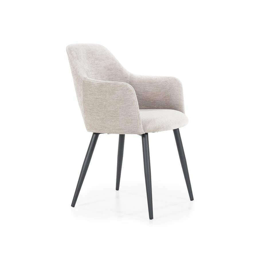 Eleonora Esmee eetkamerstoel met leuning beige mellow
