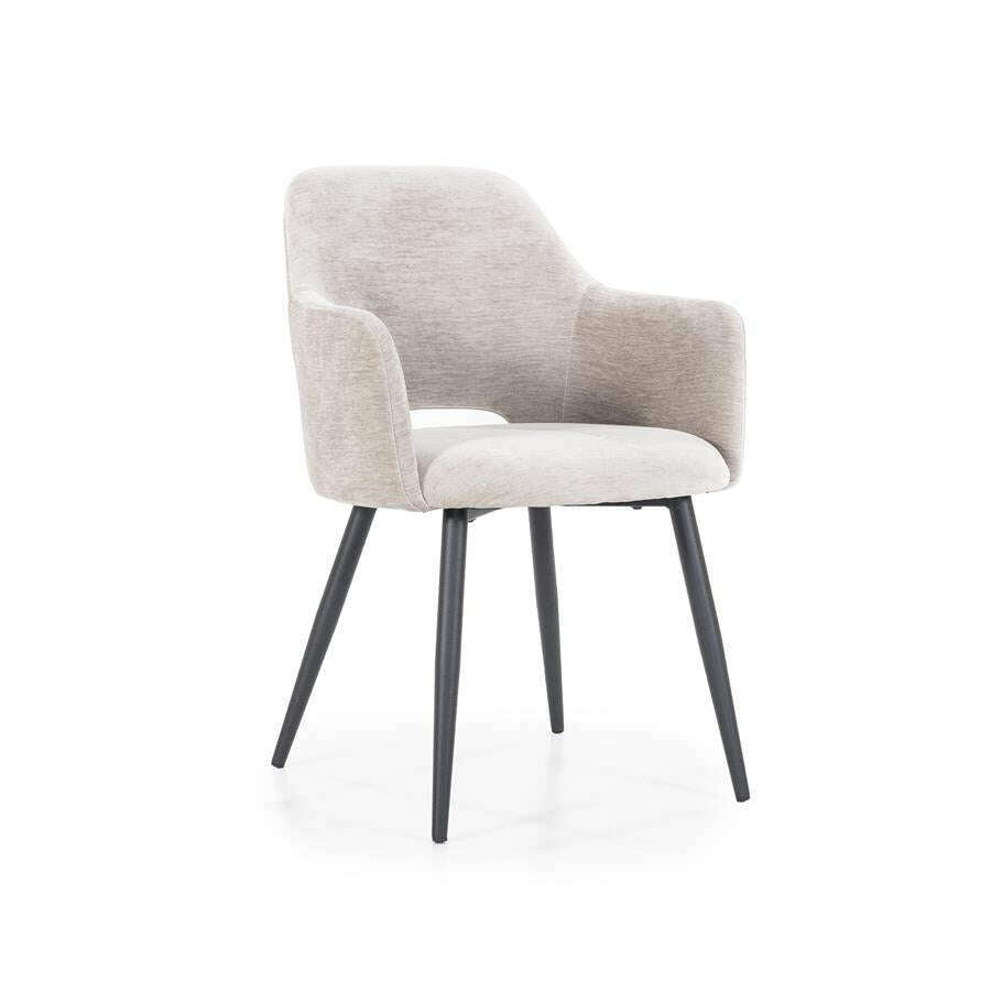 Eleonora Esmee eetkamerstoel met leuning beige mellow
