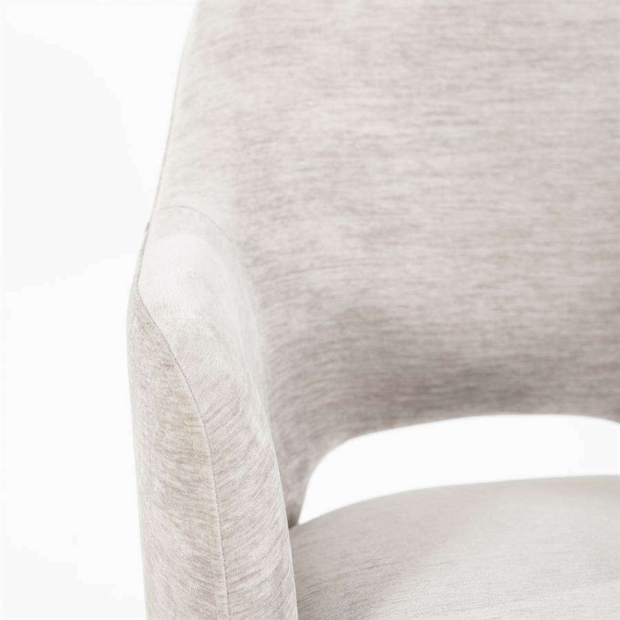 Eleonora Esmee eetkamerstoel met leuning beige mellow