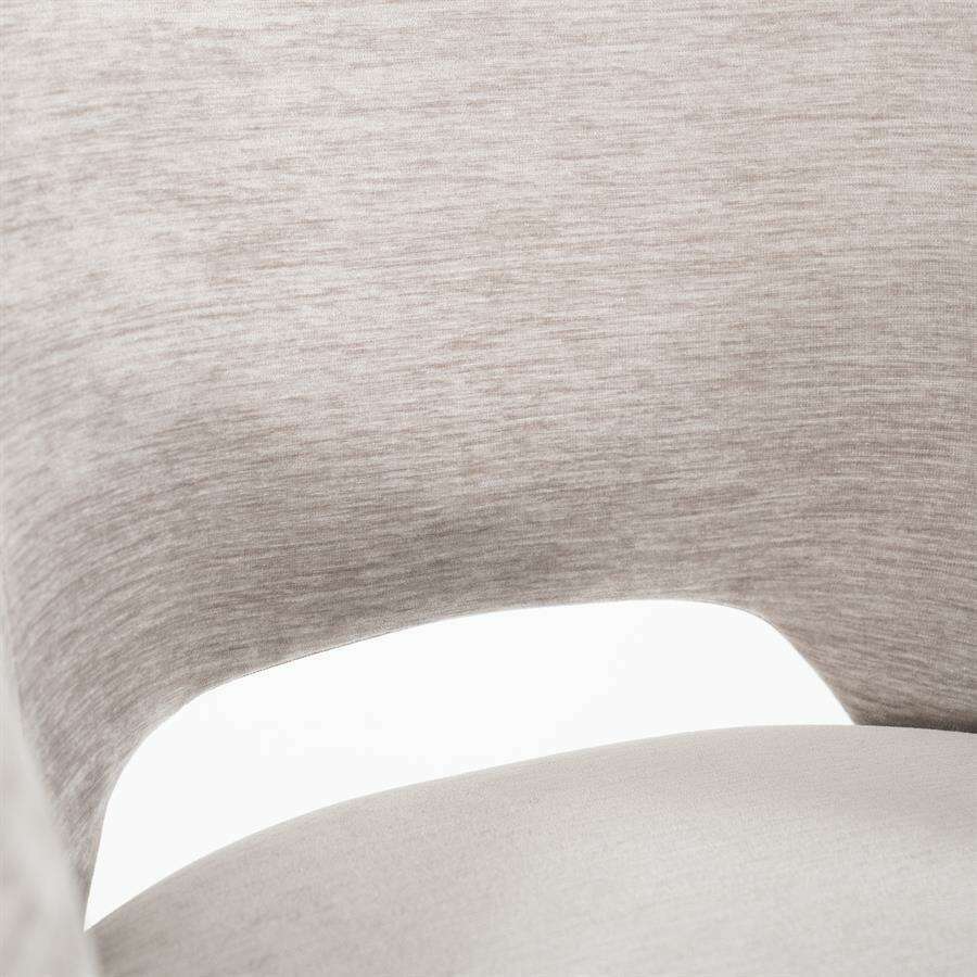 Eleonora Esmee eetkamerstoel met leuning beige mellow