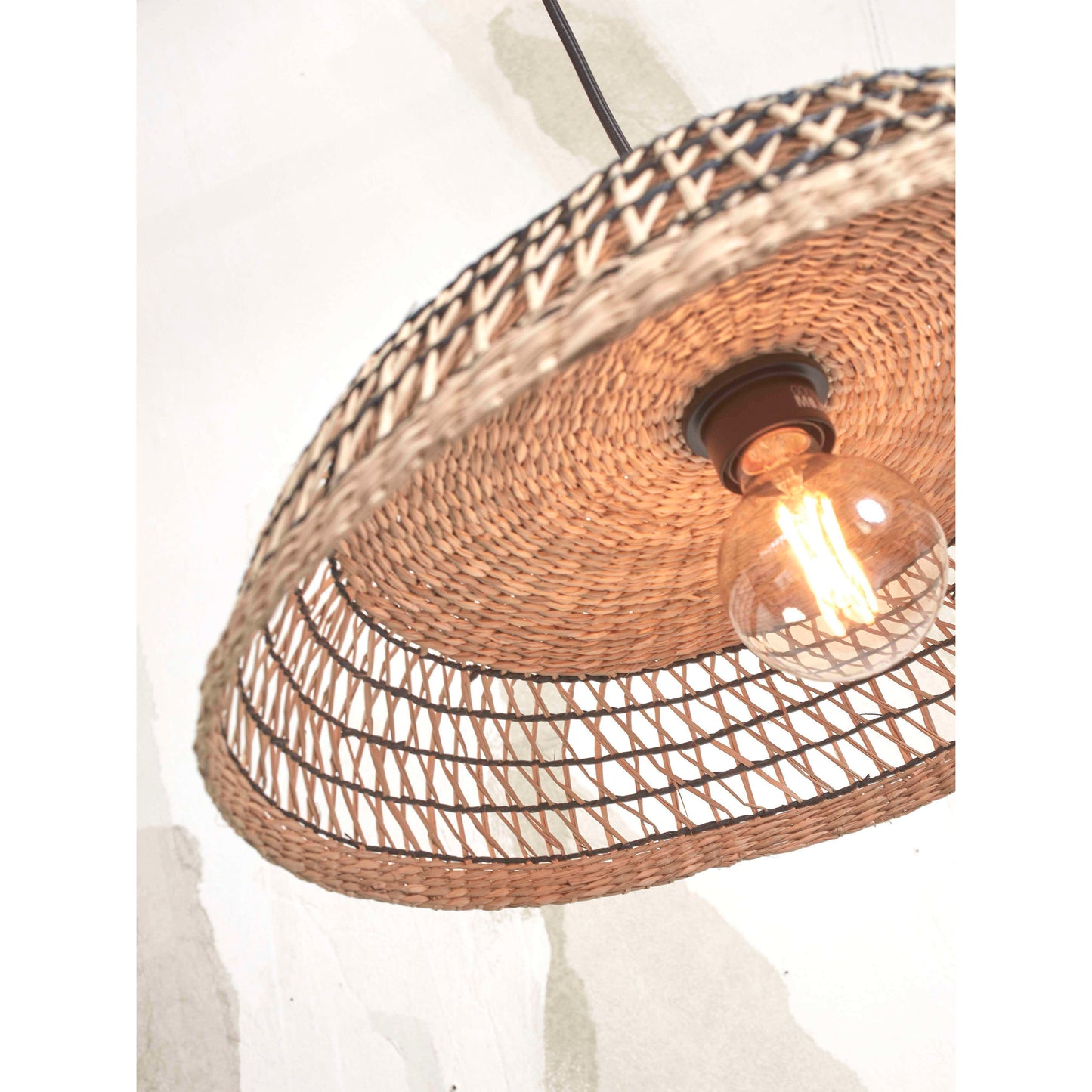 GOOD&MOJO hanglamp pantanal 45 cm naturel/zwart