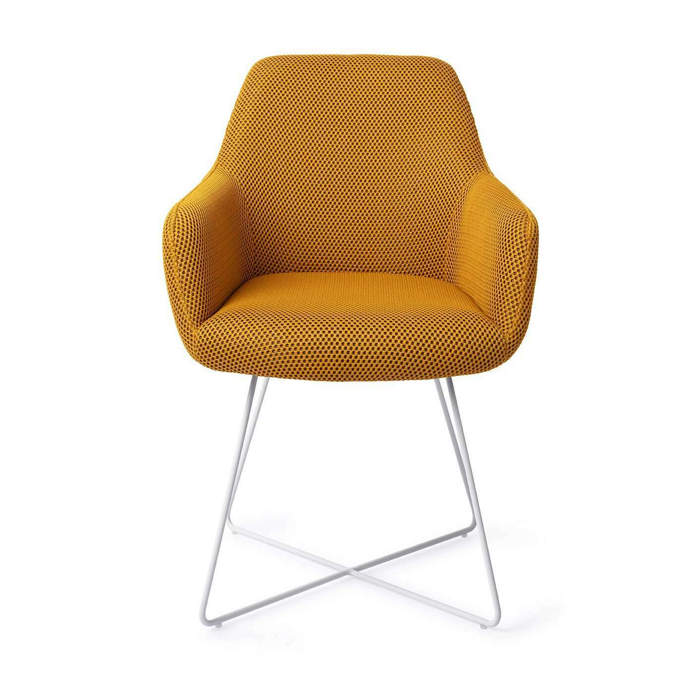 Jesper Home Hiroo eetkamerstoel groovy garam|cross white