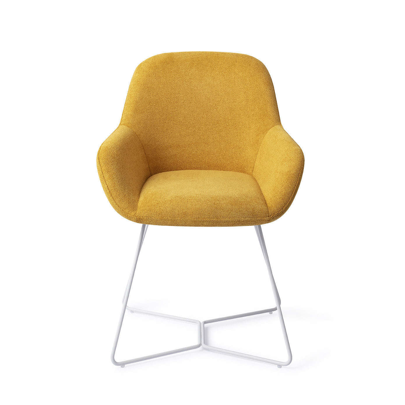 Jesper Home Kushi eetkamerstoel Sweet Corn|beehive white