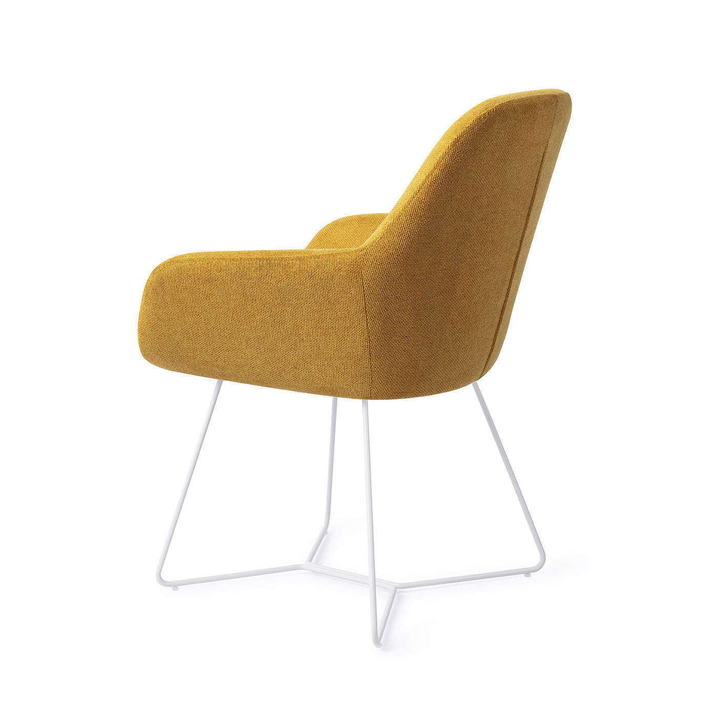 Jesper Home Kushi eetkamerstoel Sweet Corn|beehive white