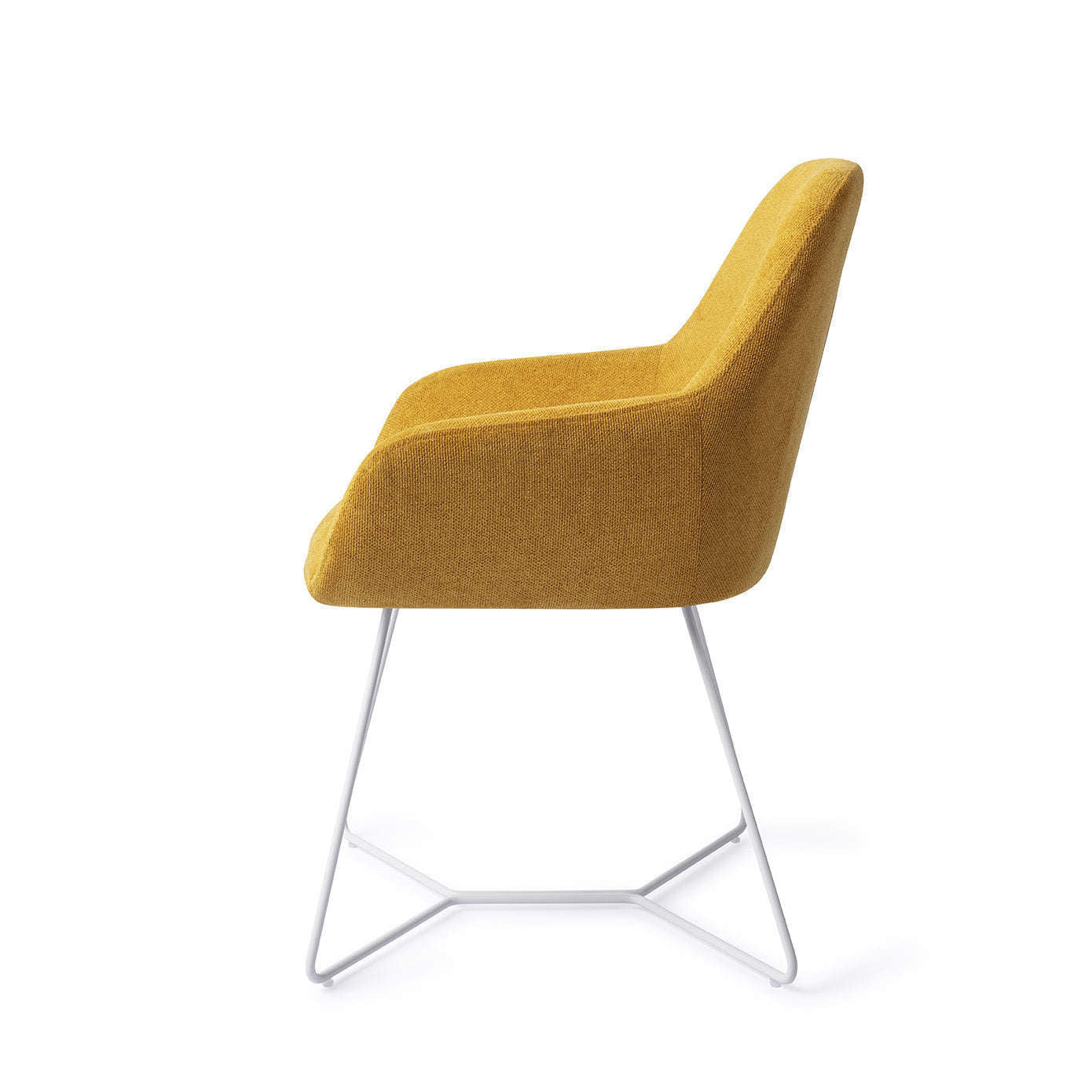 Jesper Home Kushi eetkamerstoel Sweet Corn|beehive white