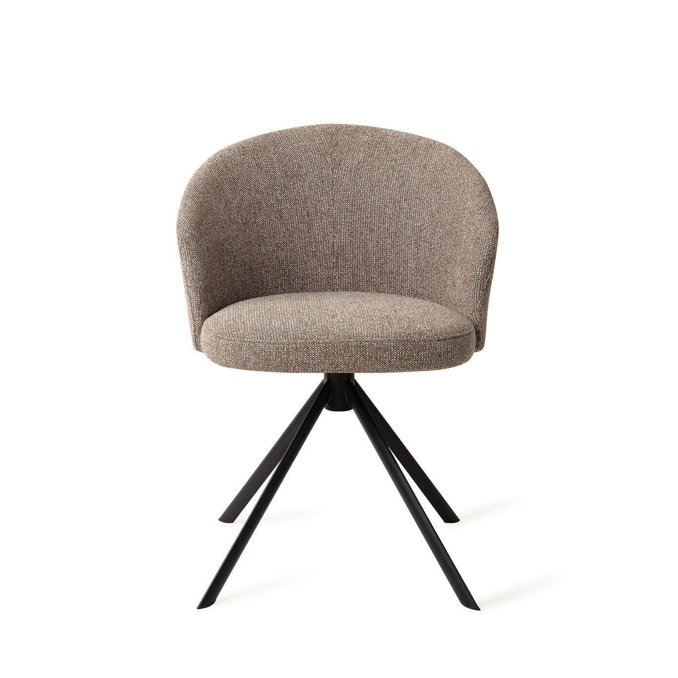 Jesper Home Niimi eetkamerstoel saving greige|revolve black