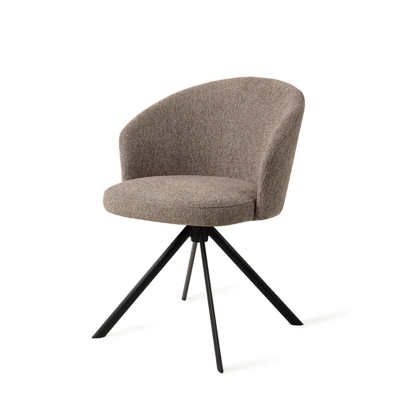 Jesper Home Niimi eetkamerstoel saving greige|revolve black