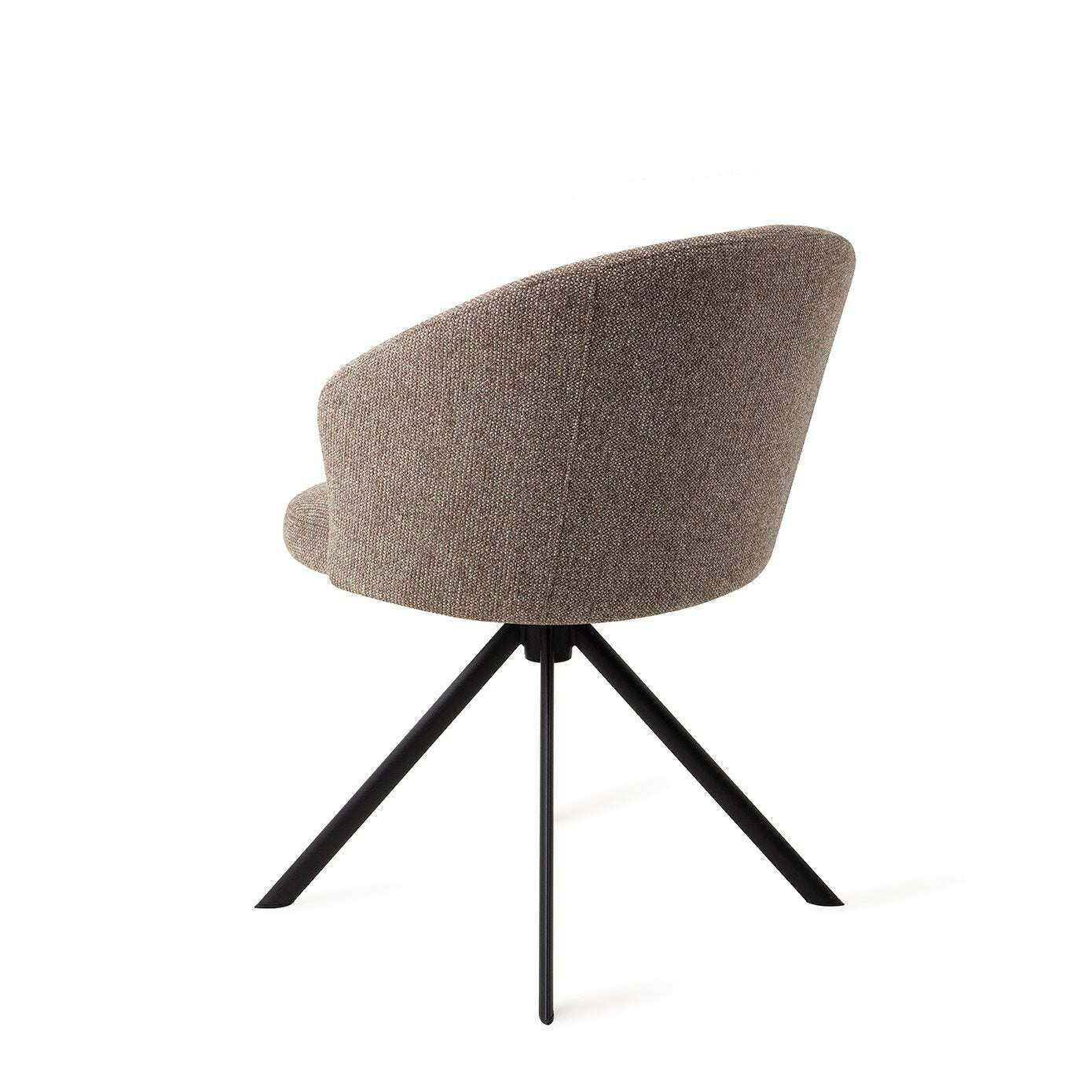 Jesper Home Niimi eetkamerstoel saving greige|revolve black