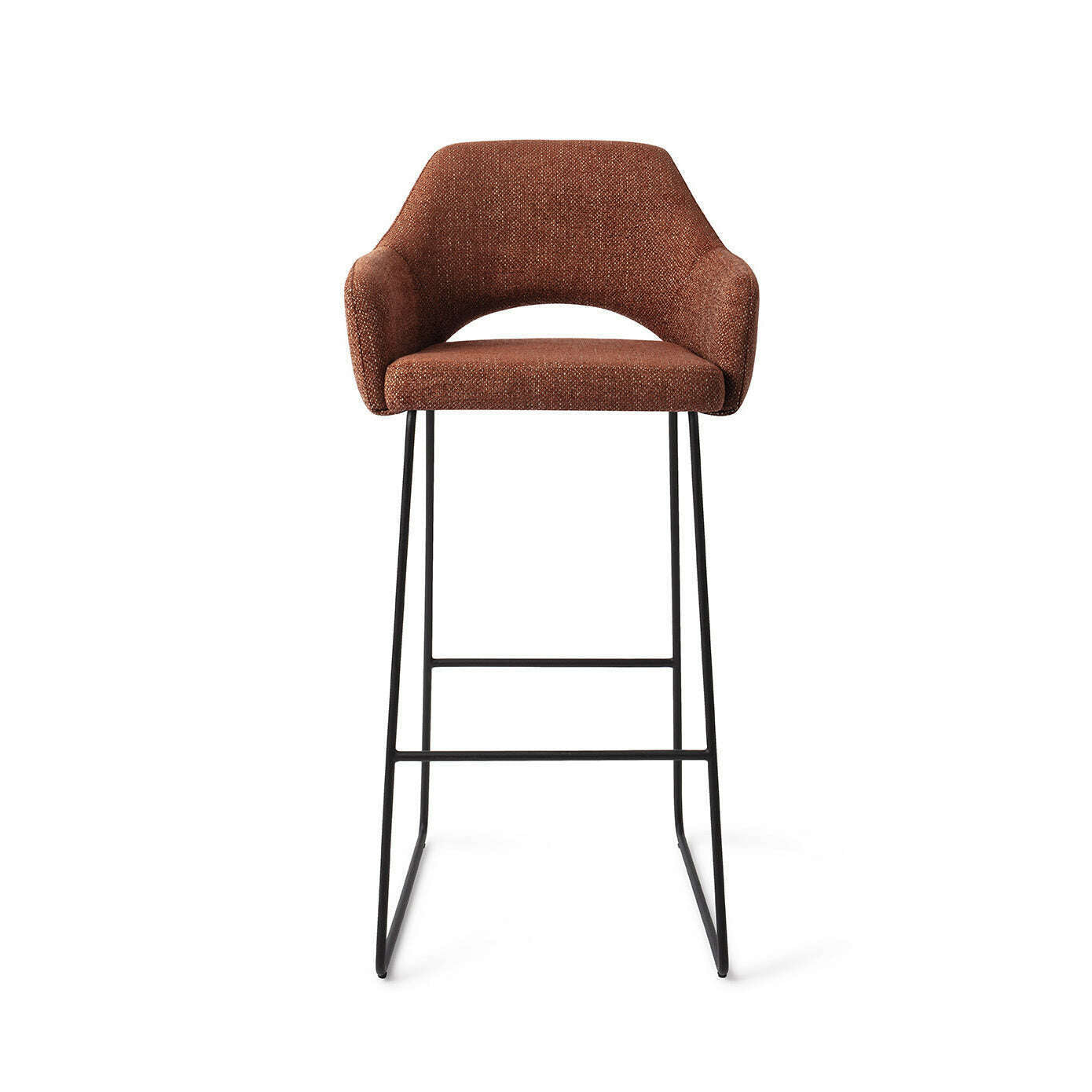 Jesper Home Yanai barstoel tuscan terra|slide black (h)