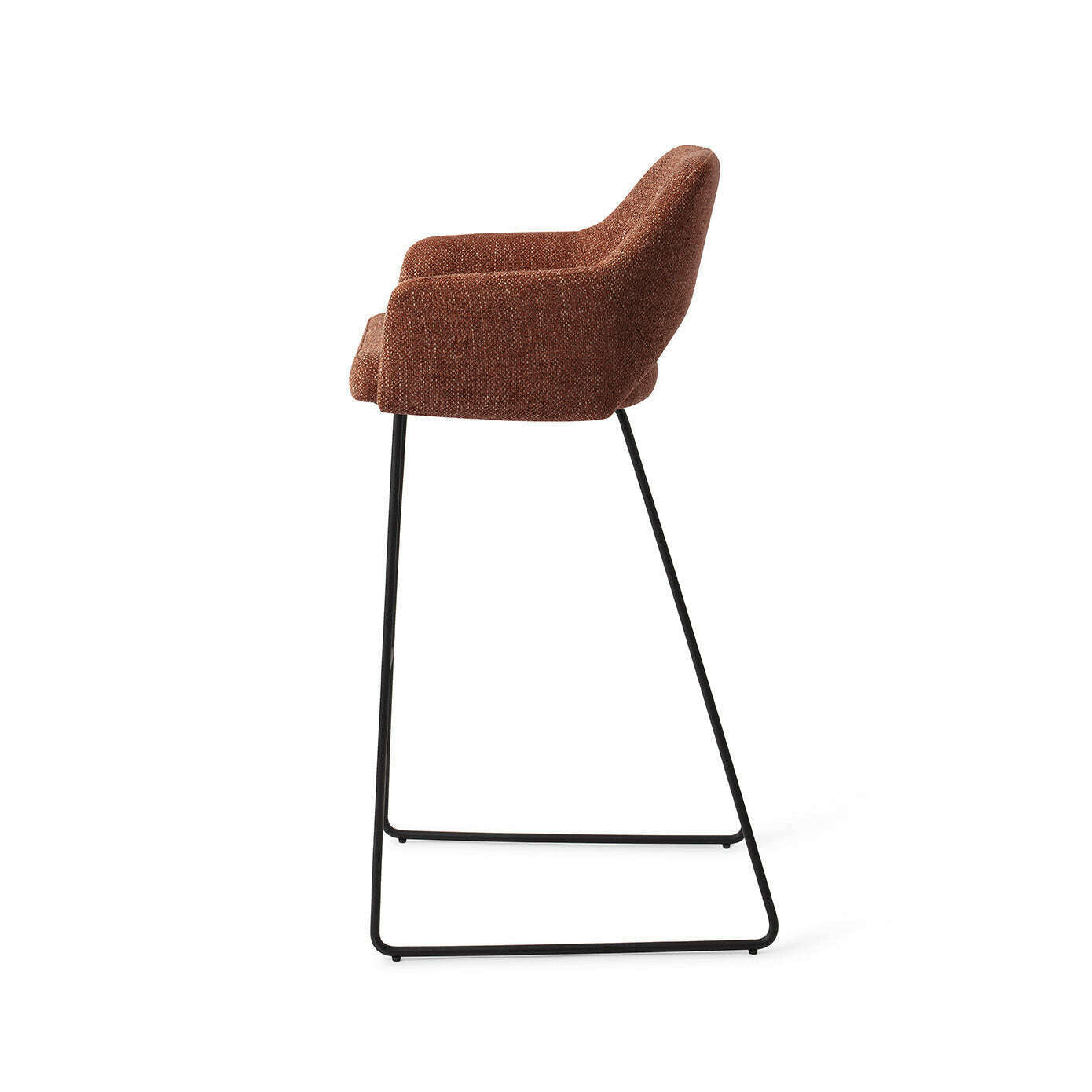 Jesper Home Yanai barstoel tuscan terra|slide black (h)