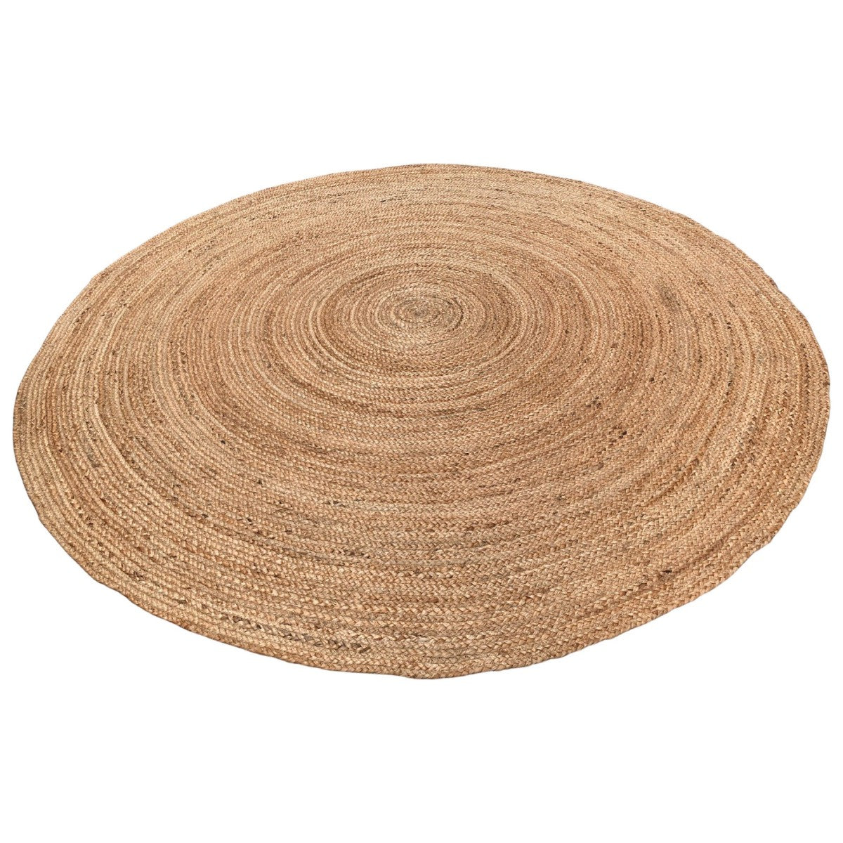 Vloerkleed 160 cm rond jute naturel