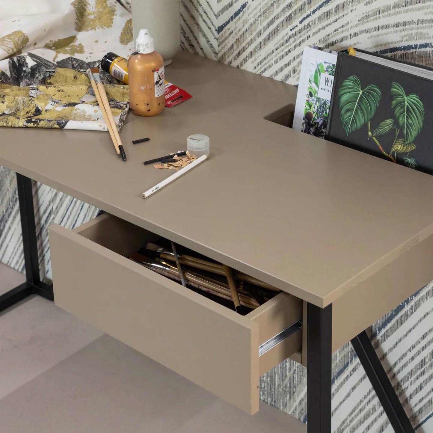 Bureau New Julius Mud 126 x 53 x 75 cm mud