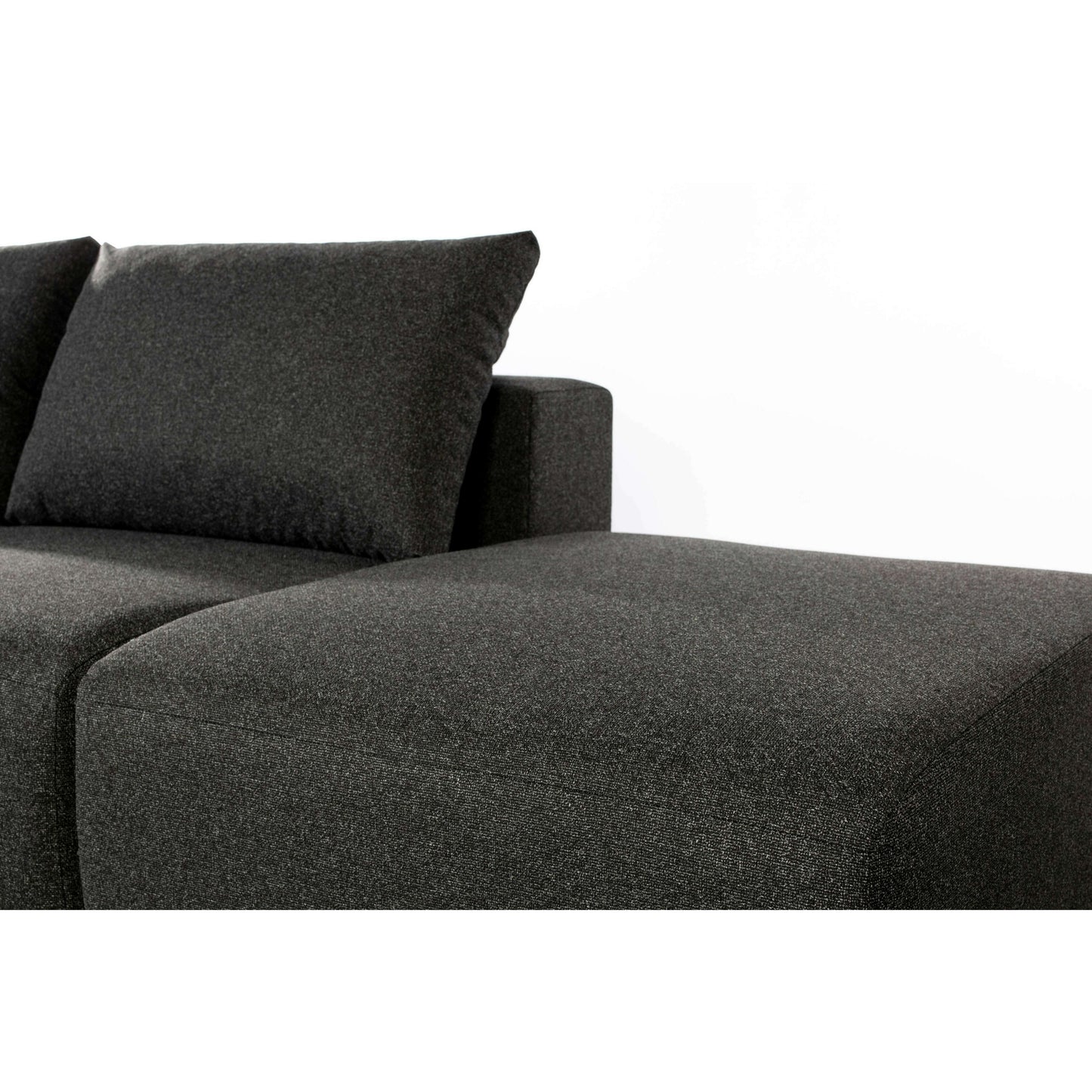 Zuiver Breeze 3-zits bank links antraciet