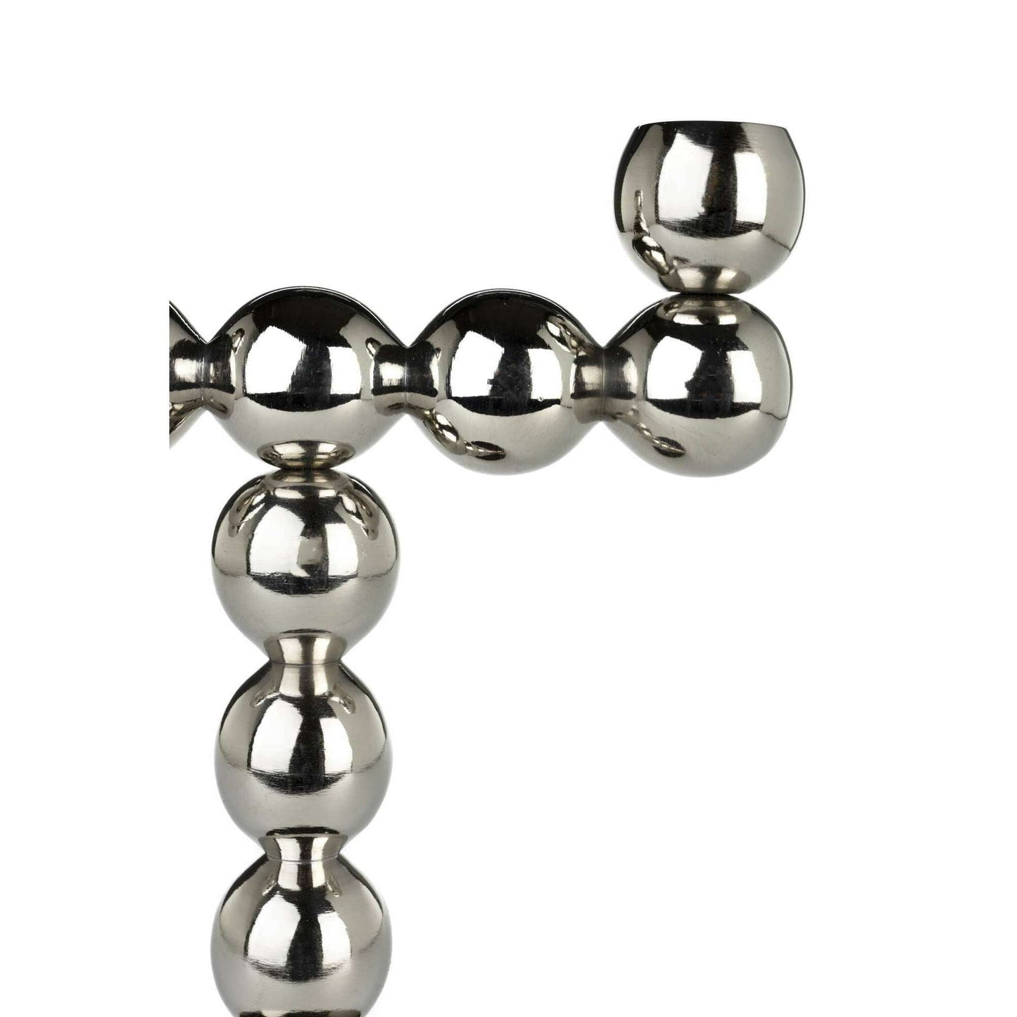 Zuiver Bubbles kandelaar 2 shiny silver
