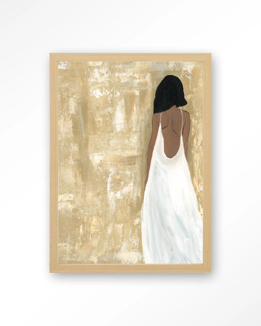 Fotolijst She opened her heart lijst naturel 50x70cm