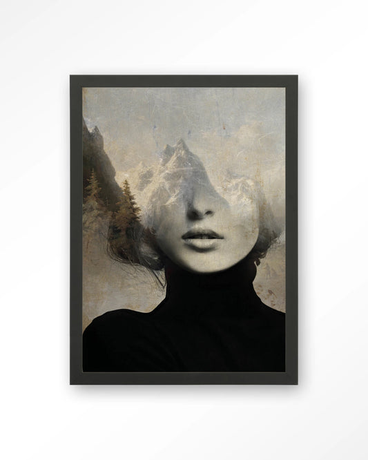 Fotolijst Head In The Sky lijst zwart 50x70 cm