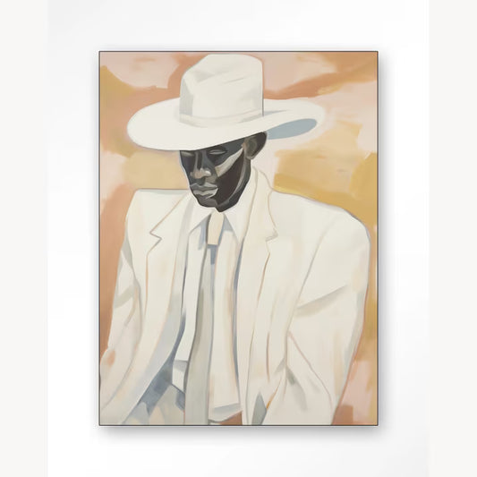 Wandkleed Dusty Don 145x190 cm frame zwart