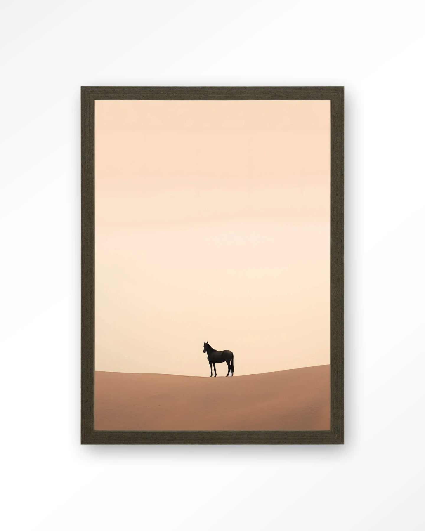 Fotolijst Desert Horse 50 x 70 cm lijst donkerbruin