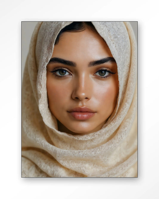 Wandkleed Sahara 110x145 cm frame zwart