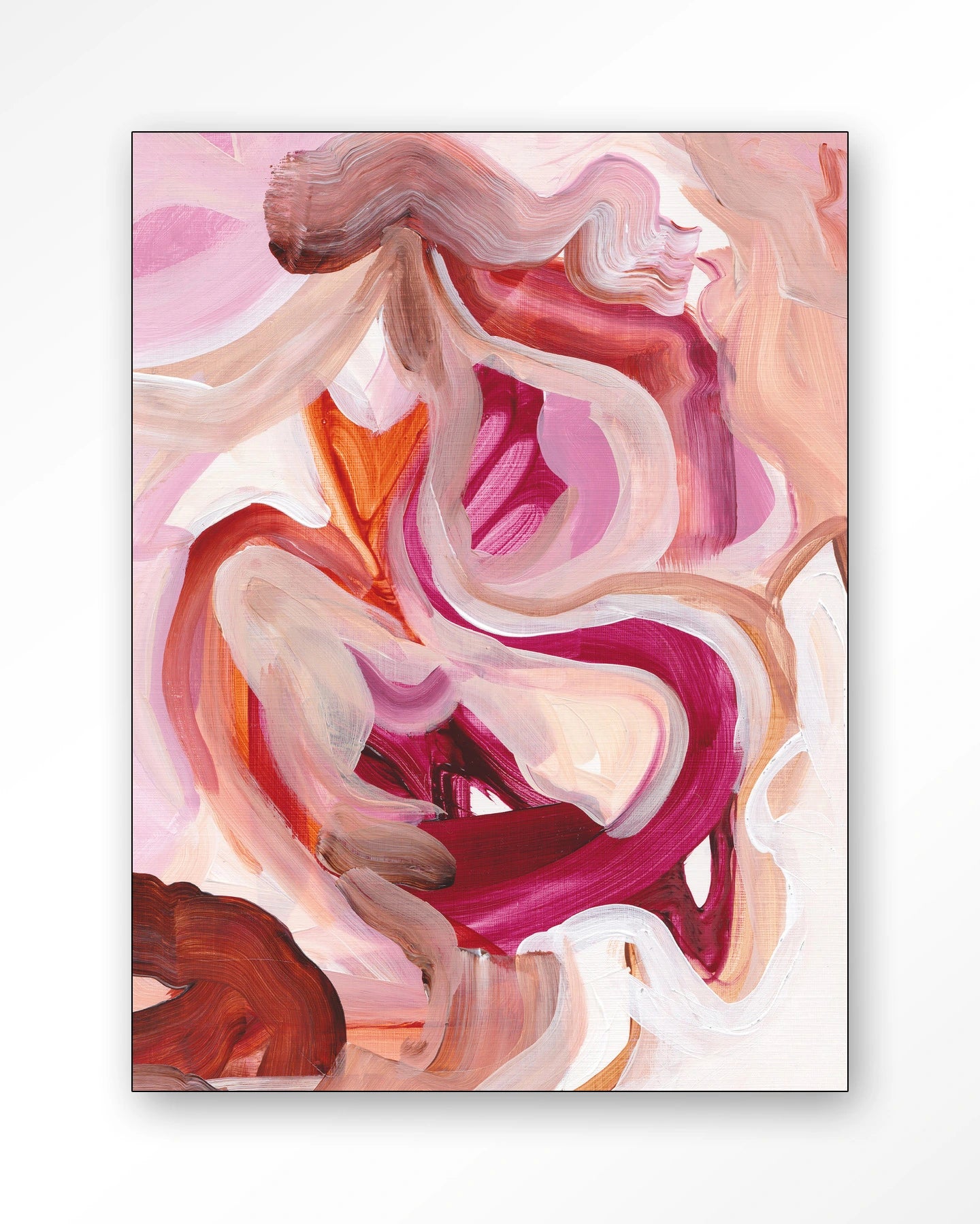 Wandkleed The Womb 110x145 cm frame zwart