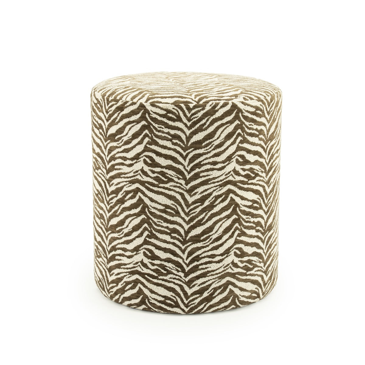 Poef Tigra bruin 38x38x42 cm