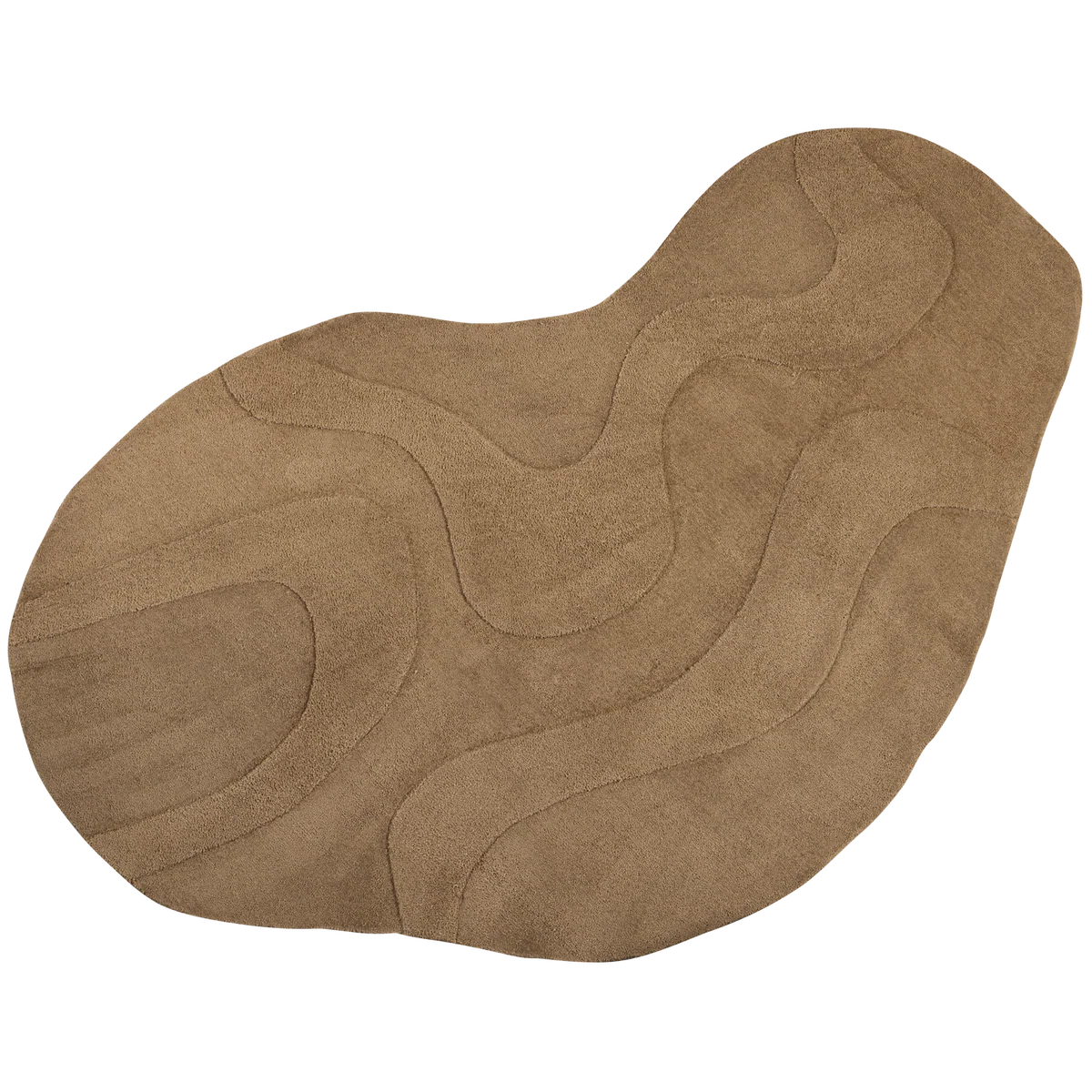 Vloerkleed Alya pale brown 170x240 cm
