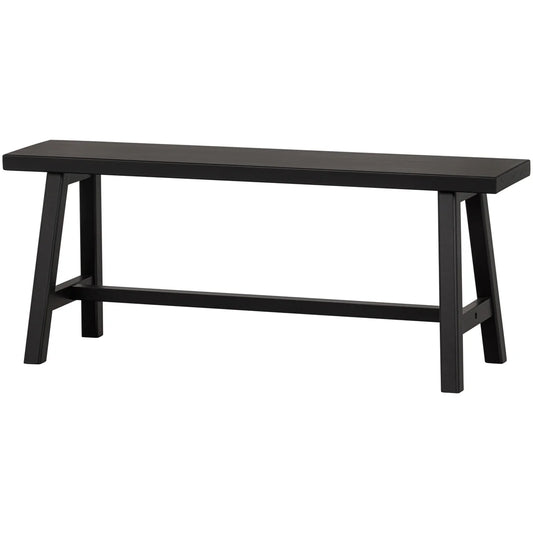 Bankje Imme hout zwart 110 cm