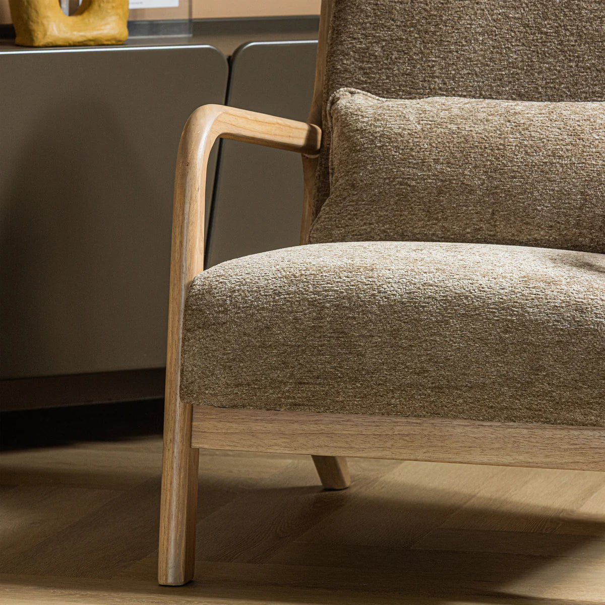 Fauteuil Mark chenille zand