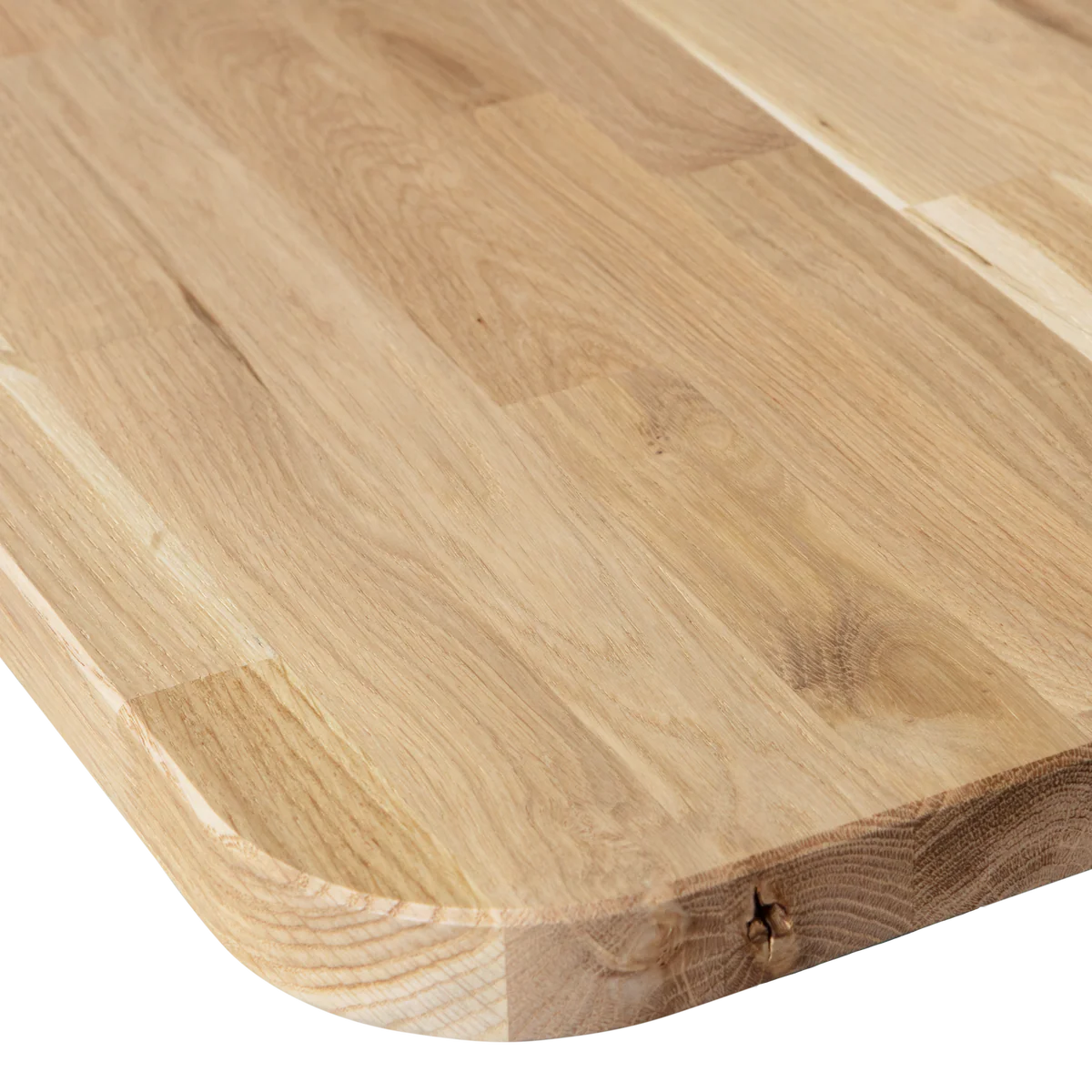 Tafel 240 x 100 cm eiken zwart onderstel
