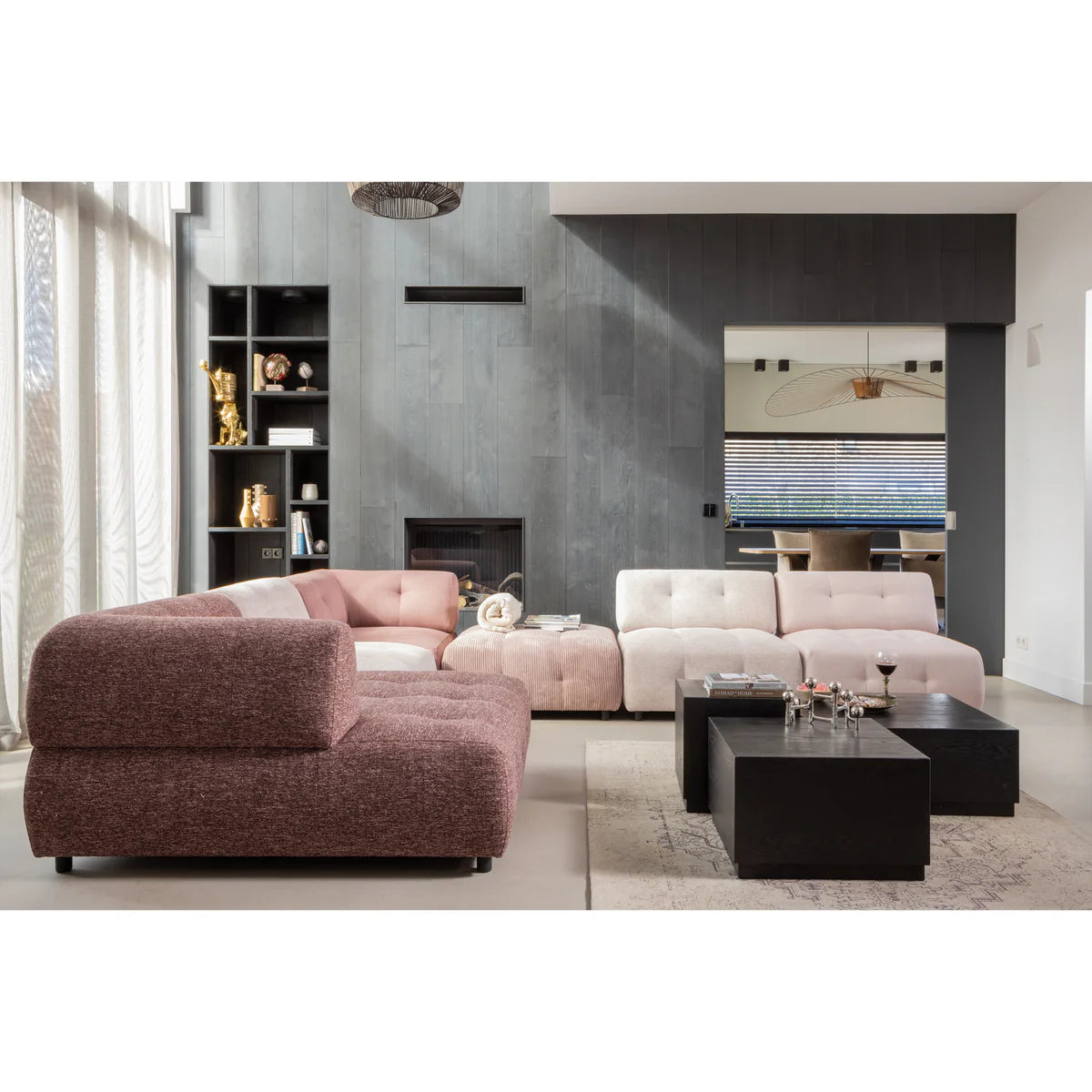 Salontafel Pim L zwart