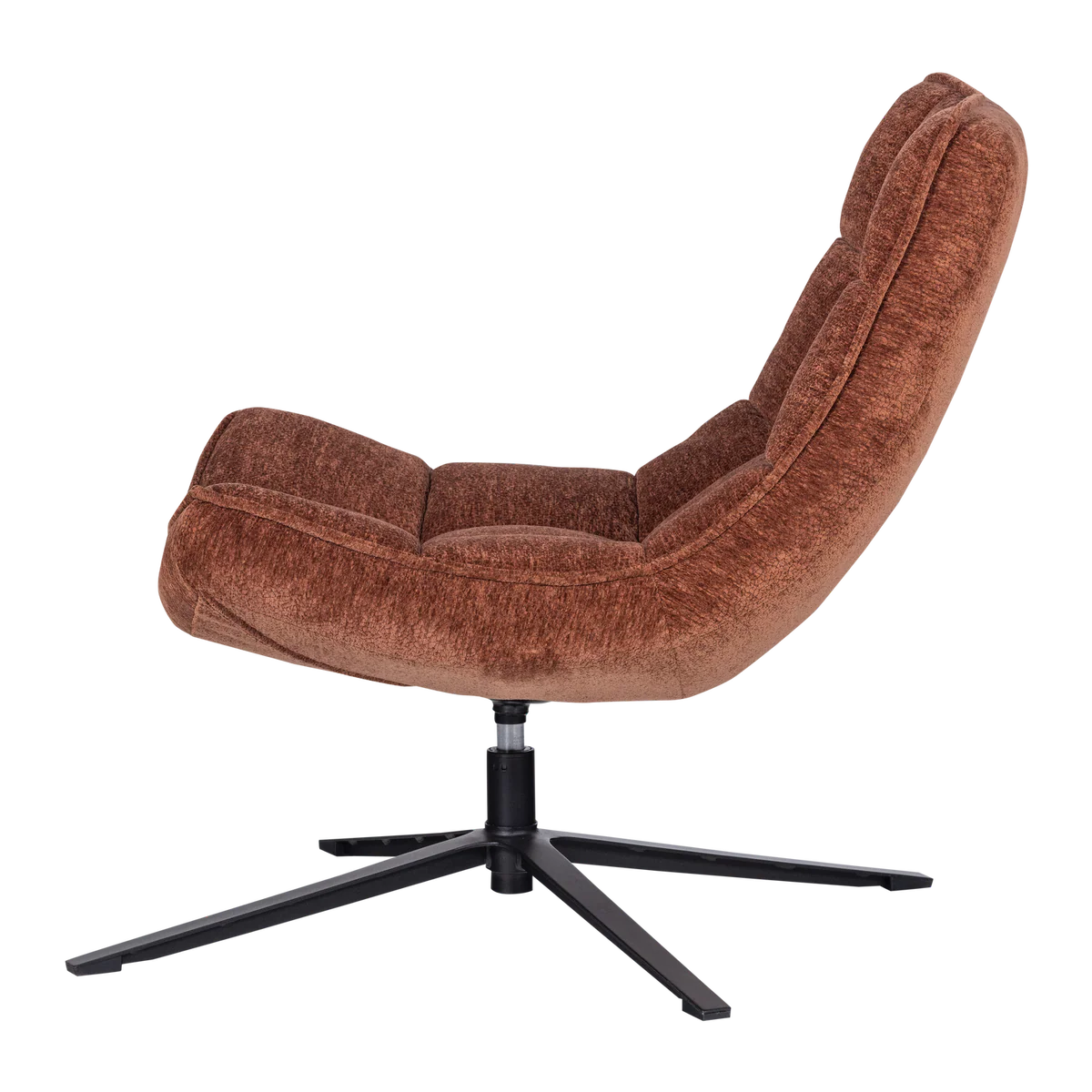 Fauteuil Maudi chenille bruin