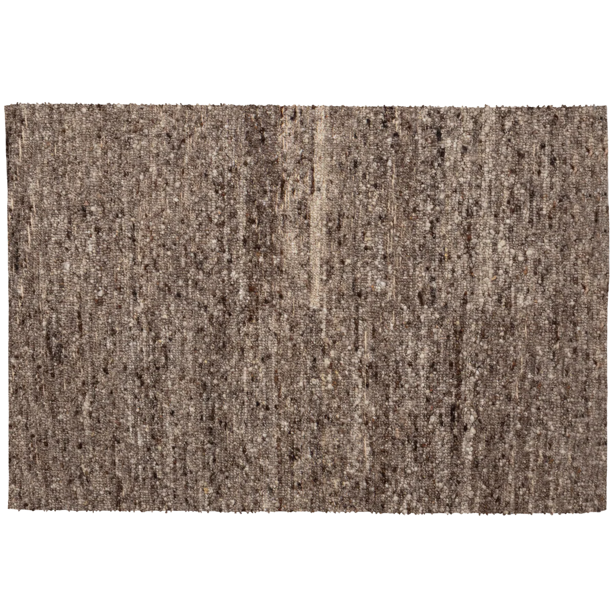 Vloerkleed Efia wol bruin melange 170x240 cm