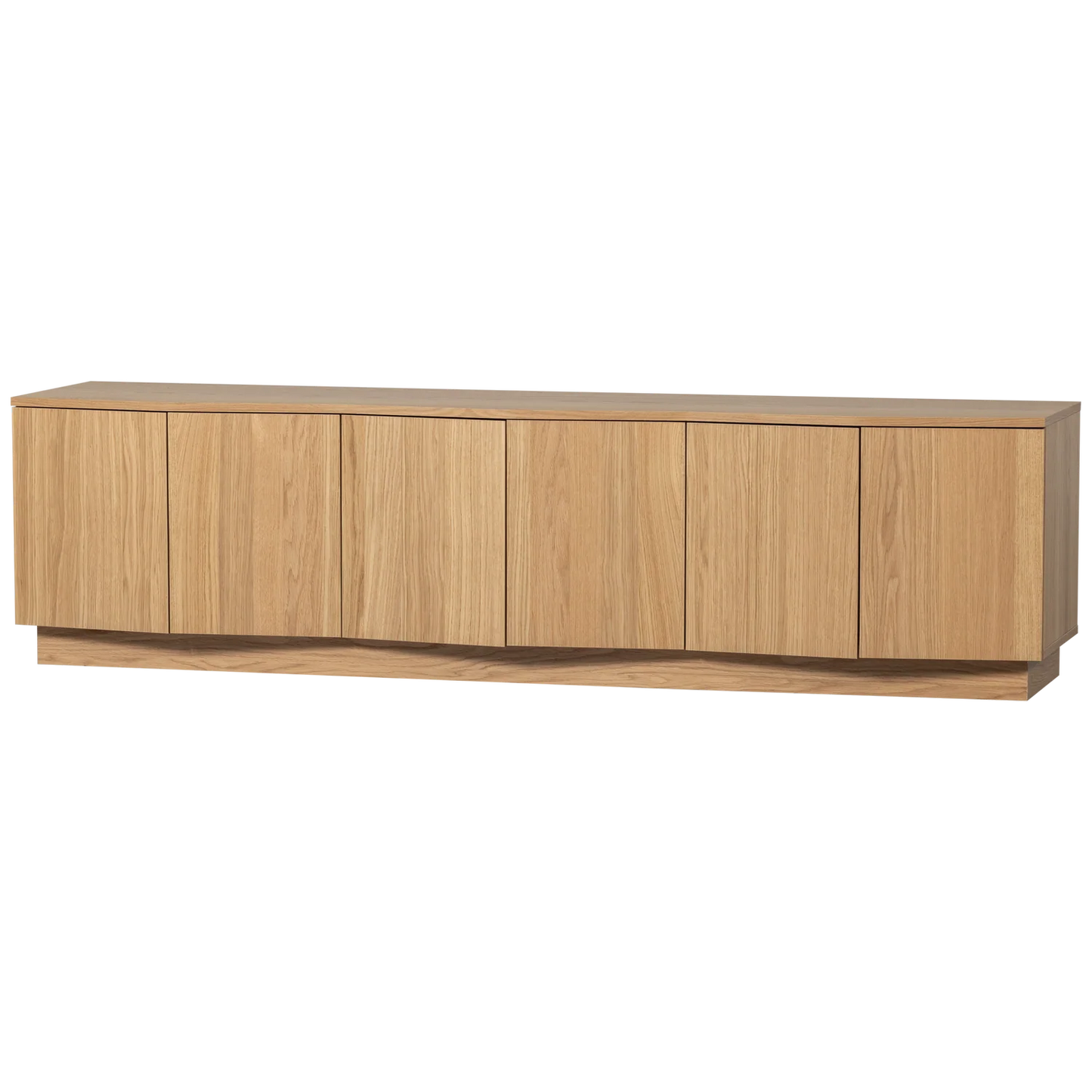 Tv meubel Zuma eiken transparant 200x52x45 cm