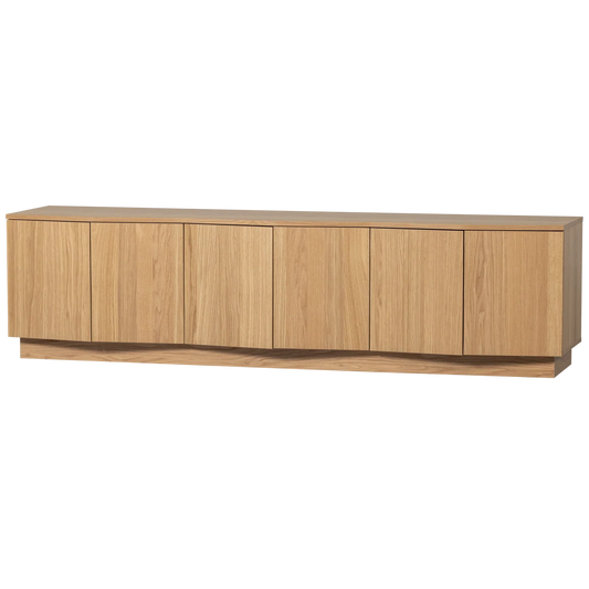 Tv meubel Zuma eiken transparant 200x52x45 cm
