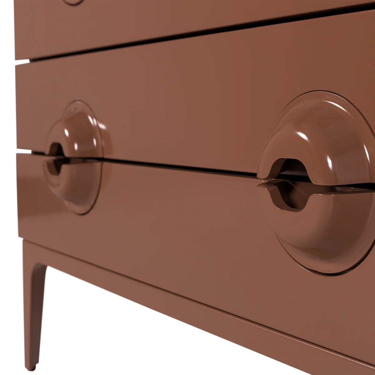 Merge ladekast oud roze 89x110x44 cm