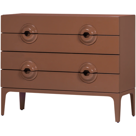 Merge ladekast oud roze 89x110x44 cm