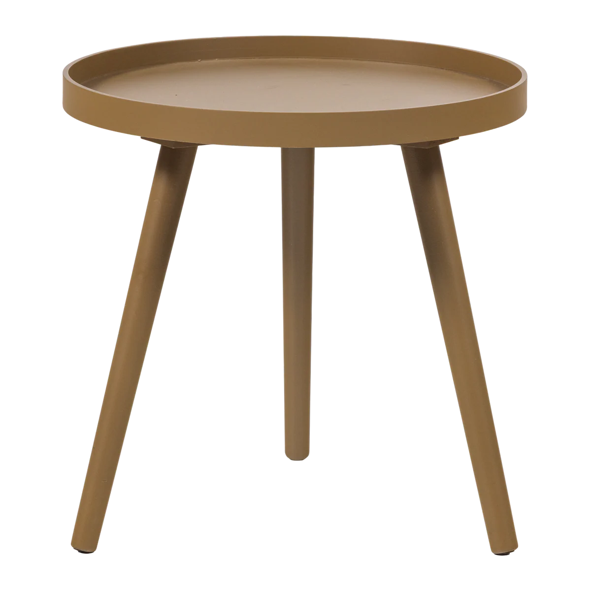 Sasha bijzettafel Ø41 cm hout honinggeel 41x41x40.5 cm