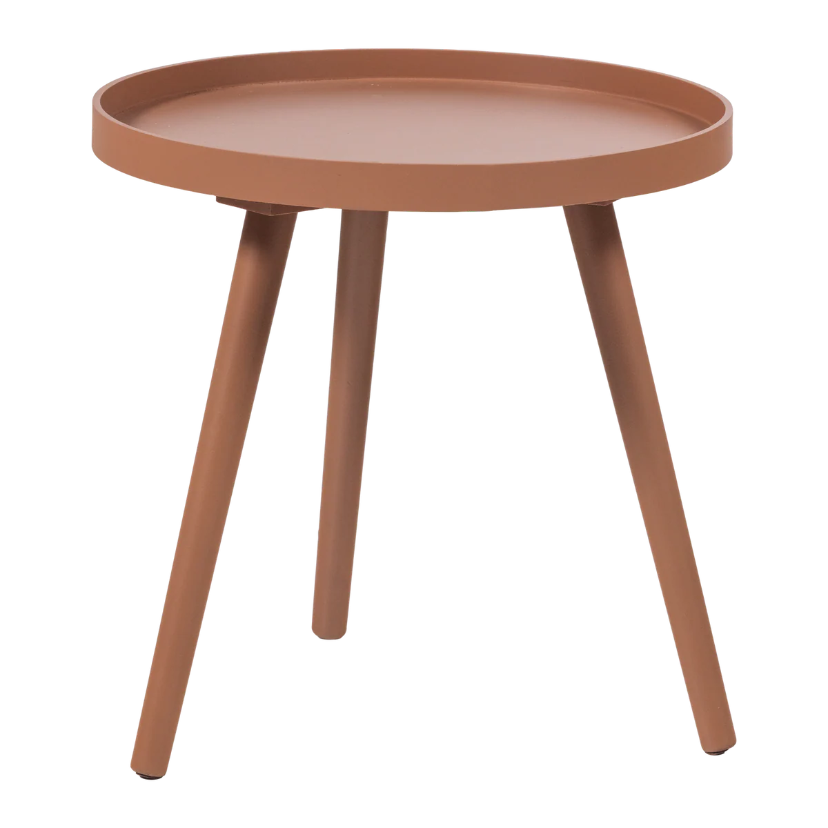 Sasha bijzettafel ø41 cm hout oudroze 41x41x40.5 cm