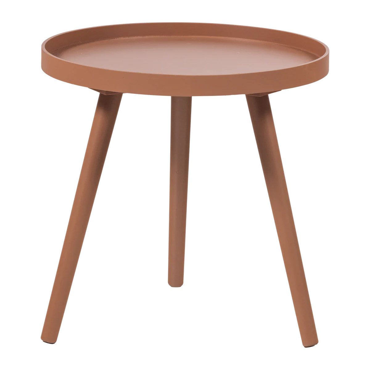 Sasha bijzettafel ø41 cm hout oudroze 41x41x40.5 cm